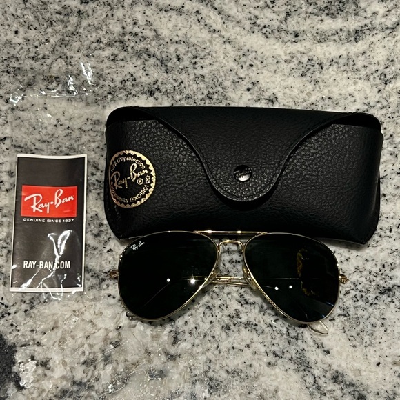 Ray-Ban Large aviator sunglasses main image 4
